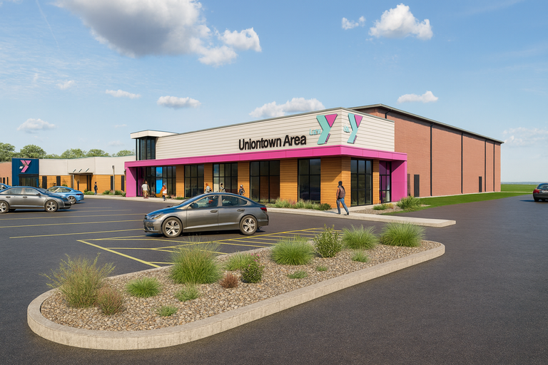 New YMCA front entrance rendering
