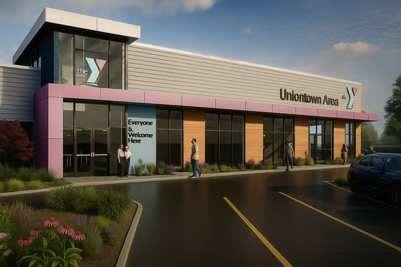 Modern facade rendering